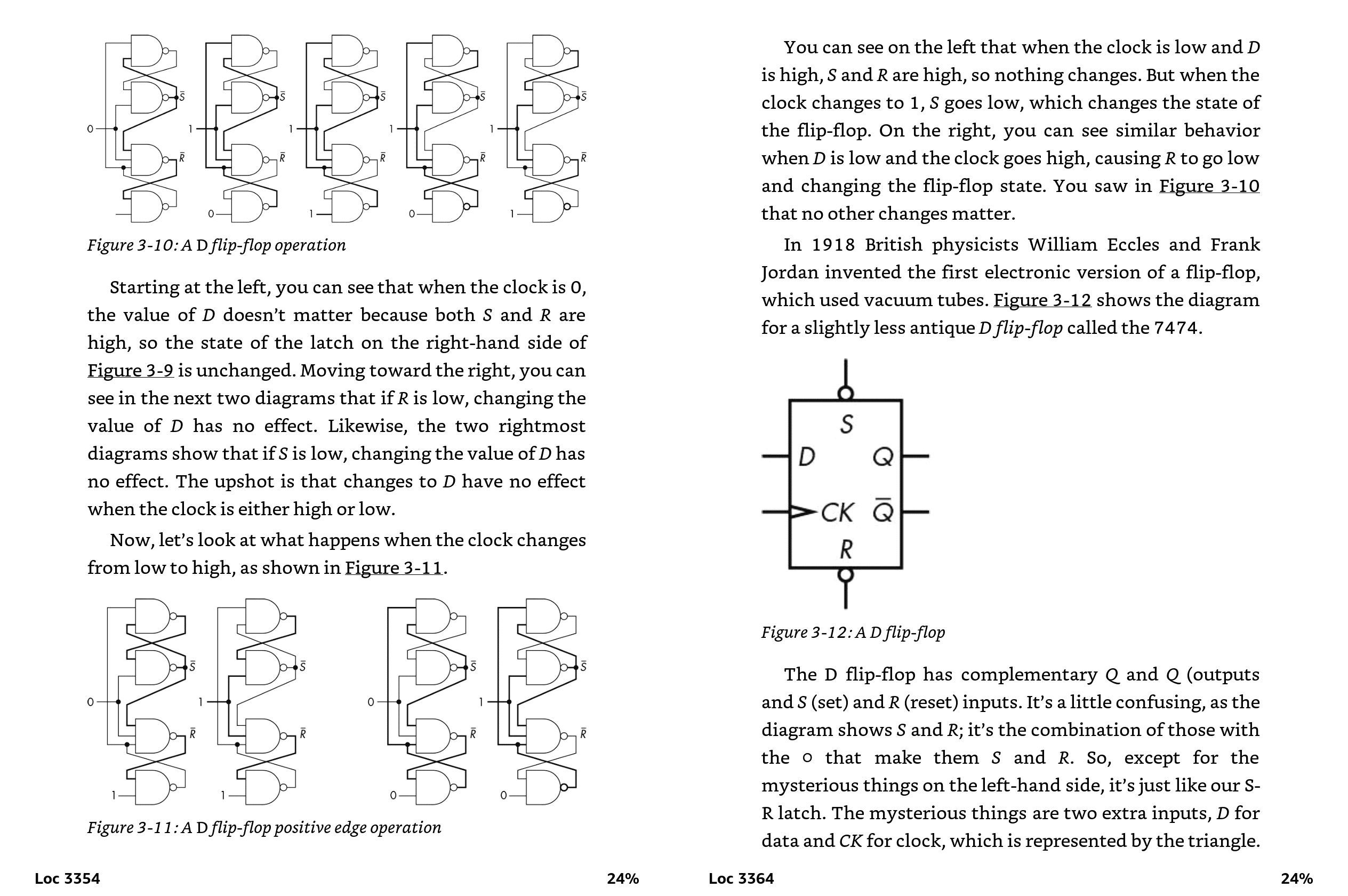 screenshot of a two pages from a kindle book
