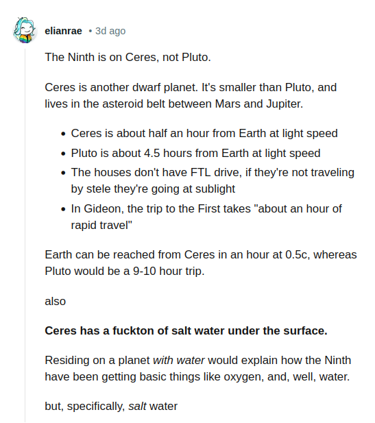 The Ninth is on Ceres!